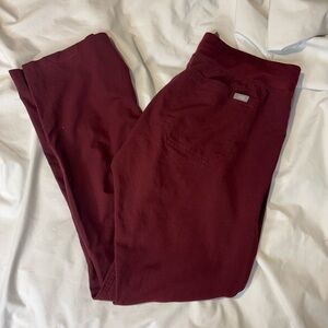 Figs Women’s Burgundy Livingston Scrub Pants